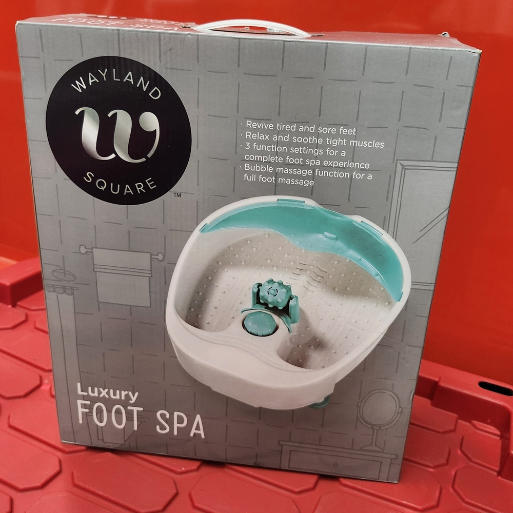 Luxury Foot Spa - White and Green